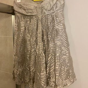 Zebra print babydoll dress